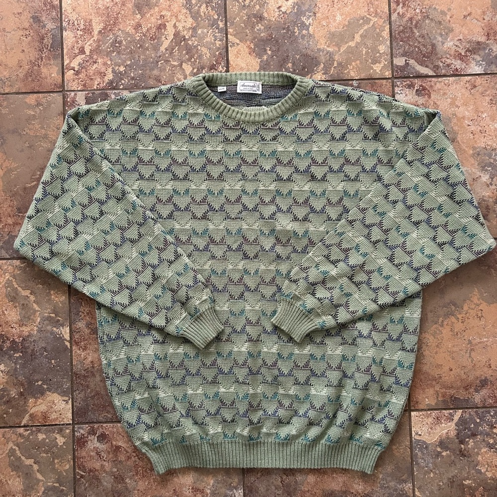 Avanzanta for Harry Rosen men’s XL knit sweater made in Italy